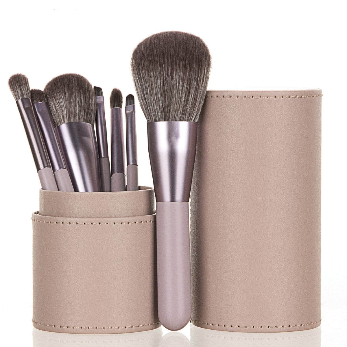 7 Piece Portable Makeup Brush Set with Storage Holder