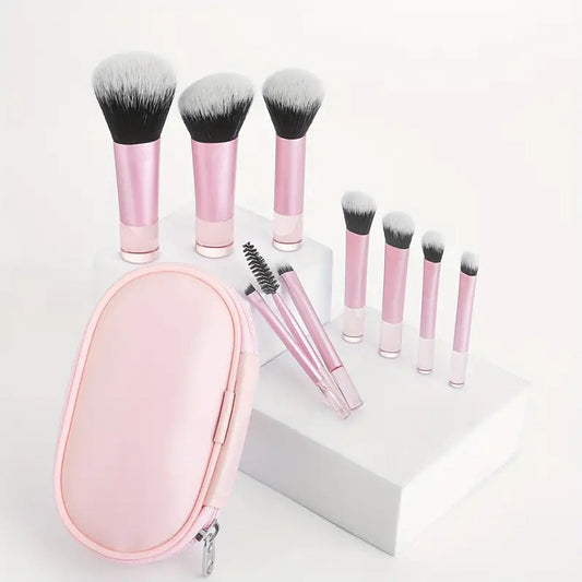10 PCS Soft Nylon Makeup Brush Set